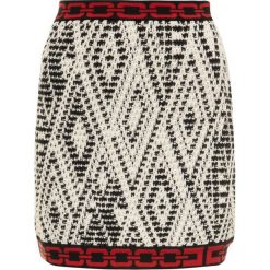 Spódnica mini Elisabetta Franchi GK-14T-03E2-V309. Brązowe spódniczki damskie Elisabetta Franchi, bez wzorów, z bawełny, mini. W wyprzedaży za 1049,00 zł.