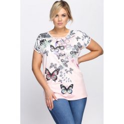 Bluzki damskie: Jasnoróżowy T-shirt This Life