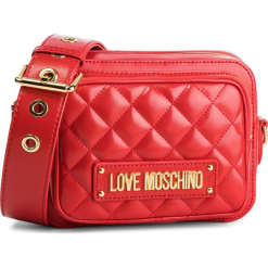Torebka LOVE MOSCHINO - JC4004PP17LA0500 Rosso. Czerwone listonoszki damskie marki Love Moschino, ze skóry ekologicznej. Za 719,00 zł.