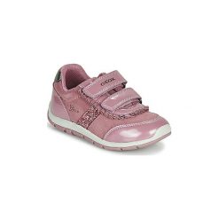 Buty Dziecko Geox B SHAAX. Różowe trampki dziewczęce Geox, bez wzorów, bez zapięcia. Za 259,00 zł.