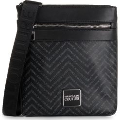 Saszetka VERSACE JEANS COUTURE - E1YUBB03 40331 MAQ. Czarne torby męskie skórzane Versace Jeans Couture, bez wzorów, z jeansu, młodzieżowe. Za 449,00 zł.