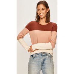 Vero Moda - Sweter. Czarne swetry damskie Vero Moda, s, bez wzorów, z bawełny, bez rękawów, bez kaptura. W wyprzedaży za 79,90 zł.