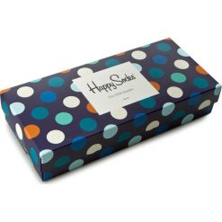 Zestaw 4 par wysokich skarpet unisex HAPPY SOCKS - XMIX09-6000 Kolorowy. Szare skarpetki damskie Happy Socks, bez wzorów, z elastanu. Za 119,90 zł.
