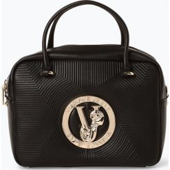 Versace Jeans - Torebka damska, czarny. Czarne torebki klasyczne damskie Versace Jeans, bez wzorów, z jeansu, eleganckie, bez dodatków. Za 749,95 zł.