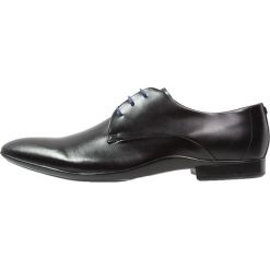 Azzaro OUTIN Eleganckie buty noir. Czarne buty wizytowe męskie Azzaro, z materiału, na sznurówki. Za 579,00 zł.