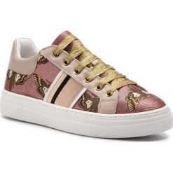 Sneakersy POLLINI - SA15013G17TN0609 Scarpad/Replay30/Tess/Falene/Nude. Różowe półbuty damskie marki Pollini, ze skóry. Za 979,00 zł.