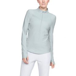 Under Armour Qualifier Koszulka Niebieski Szary. Szare koszulki damskie Under Armour, xs, bez wzorów, z elastanu, bez kołnierzyka, z długim rękawem. Za 309,95 zł.
