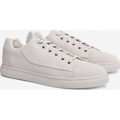 Sneakersy "Thec" w kolorze szarym. Szare trampki męskie G-Star, na sznurówki. W wyprzedaży za 272,95 zł.