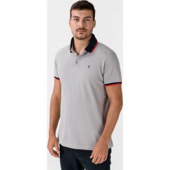 Trussardi Jeans Polo Koszulka Szary. Szare podkoszulki męskie Trussardi Jeans, xxl, bez wzorów, z bawełny, bez rękawów. Za 405,95 zł.