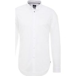 Bogner TIMI SLIM FIT Koszula weiss. Szare koszule męskie slim marki Bogner, m, z nadrukiem, z bawełny. Za 419,00 zł.