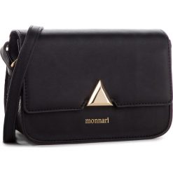Torebka MONNARI - BAG1280-M20 Black With Grey. Czarne torebki klasyczne damskie marki Monnari, bez wzorów, ze skóry ekologicznej, eleganckie, bez dodatków. W wyprzedaży za 139,00 zł.