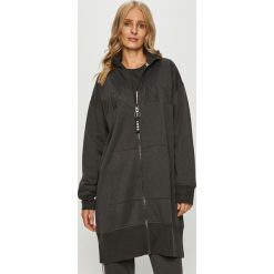 Dkny - Bluza piżamowa. Szare piżamy damskie DKNY, s, z aplikacjami, z elastanu, bez rękawów. Za 489,90 zł.