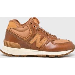 New Balance - Buty. Brązowe buty sportowe damskie marki New Balance, z materiału. Za 449,90 zł.