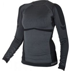 Topy sportowe damskie: Brugi Koszulka damska 2RAK 500 Nero czarno grafitowa r. L/XL