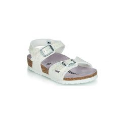 Sandały Dziecko Birkenstock RIO. Białe sandały dziewczęce Birkenstock, bez zapięcia. Za 191,20 zł.