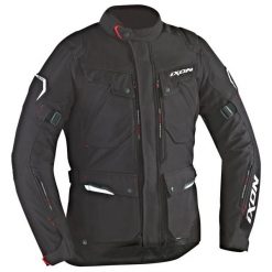 Kurtka tekstylia IXON CROSSTOUR HP kolor czarny, rozmiar XL. Czarne kurtki męskie IXON, xl, bez wzorów, z tkaniny, bez kaptura. Za 1069,01 zł.