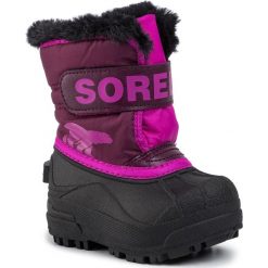 Śniegowce SOREL - Toddler Snow Commander NV1960 Purple Dahlia/Groovy Pink 562. Różowe śniegowce dziewczęce Sorel, bez zapięcia. W wyprzedaży za 199,00 zł.