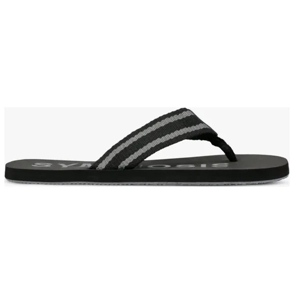Symbiosis Lukas buty męskie, czarny, rozmiar 10. Czarne kapcie męskie Symbiosis, z materiału. W wyprzedaży za 33,99 zł.