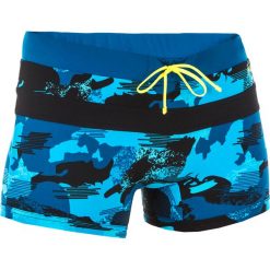 Bokserki pływackie 100 POOL CAMO męskie. Czarne bokserki męskie NABAIJI, bez wzorów, z poliesteru. Za 59,99 zł.