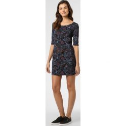 Ragwear - Sukienka damska – Tanya, czarny. Czarne sukienki damskie Ragwear, l, bez wzorów, z dżerseju, z okrągłym kołnierzem, bez rękawów. Za 249,95 zł.