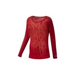 T-shirty z długim rękawem Reebok Sport Koszulka CrossFit Burnout. Czerwone bluzki sportowe damskie Reebok Sport, l, z długim rękawem. Za 229,00 zł.