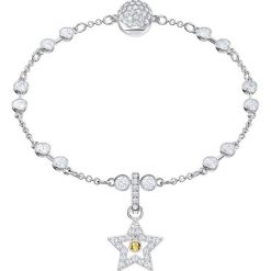 Swarovski - Charms Swa Remix. Szare bransoletki damskie Swarovski, z kryształem, ze stali. Za 119,90 zł.