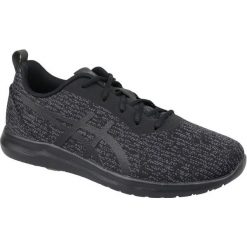 Asics Kanmei 2 1021A011-021 42,5 Czarne. Czarne buty sportowe męskie marki Asics, z tkaniny, do biegania. W wyprzedaży za 209,99 zł.