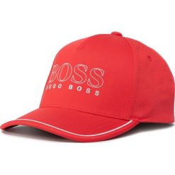 Czapka z daszkiem BOSS - Cap-Basic-1 50418769 620. Czerwone czapki damskie Boss, bez wzorów, z bawełny. Za 179,00 zł.