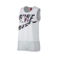 Koszulka Nike NSW Tank "Floro" (832616-100). Szare koszulki damskie marki Nike, bez wzorów, bez kołnierzyka. Za 59,99 zł.