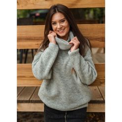 SWETER ROSALIND GREY - UNI. Szare swetry damskie . Za 99,90 zł.