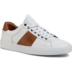 Sneakersy CYCLEUR DE LUXE - Frankfurt CDLM201305 White/Cognac. Białe sneakersy męskie Cycleur De Luxe, na co dzień, bez wzorów, ze skóry, klasyczne, bez zapięcia. Za 519,00 zł.