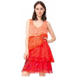 Sukienki: Desigual Sukienka Damska Nerea 40 Wielokolorowy