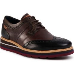 Półbuty PIKOLINOS - M8P-4009C1 Black. Pomarańczowe półbuty męskie Pikolinos, na co dzień, bez wzorów, ze skóry, bez zapięcia. Za 629,00 zł.