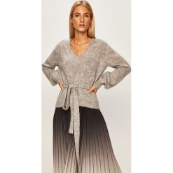 Pinko - Sweter. Szare swetry damskie Pinko, s, bez wzorów, z wełny, bez rękawów, bez kaptura. W wyprzedaży za 629,90 zł.