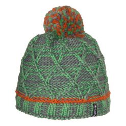Czapki damskie: Viking Czapka damska Exclusive 4149 zielono-pomarańczowa (2124149UNI)