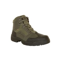 Buty myśliwskie wysokie Land 100 Imper męskie. Szare buty sportowe męskie SOLOGNAC, z poliesteru, bez zapięcia. Za 149,99 zł.