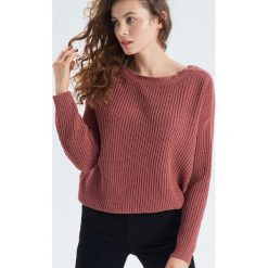 Sweter typu multiway - Pomarańczowy. Pomarańczowe swetry damskie Cropp, s, bez wzorów, bez rękawów, bez kaptura. Za 69,99 zł.