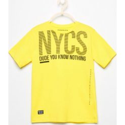T-shirty chłopięce: T-shirt nycs – Żółty