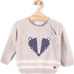 Sweter. Szare swetry chłopięce marki UP ALL NIGHT, z bawełny. Za 24,90 zł.