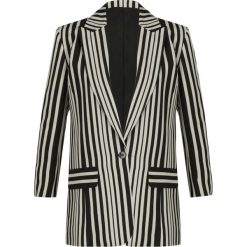 Żakiet The Kooples The Crazy Stripes FVES18040K. Marynarki damskie The Kooples, bez wzorów, z wiskozy. W wyprzedaży za 689,00 zł.