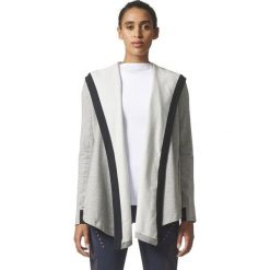 Bluzy damskie: Adidas Bluza damska WRAP ME UP szaro-biała r. XS (BR9793)