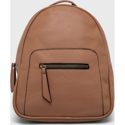 Answear - Plecak. Brązowe plecaki damskie ANSWEAR, bez wzorów, ze skóry ekologicznej, eleganckie. Za 99,90 zł.