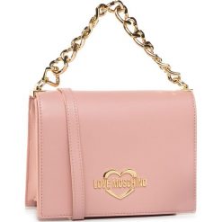 Torebka LOVE MOSCHINO - JC4257PP0AKC0601 Cipria. Różowe torebki klasyczne damskie Love Moschino, bez wzorów, ze skóry ekologicznej, klasyczne, bez dodatków. Za 599,00 zł.
