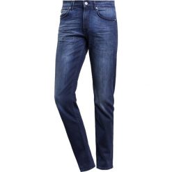 7 for all mankind SLIMMY Jeansy Slim Fit dunkelblau. Niebieskie jeansy męskie relaxed fit marki 7 for all mankind. W wyprzedaży za 789,65 zł.