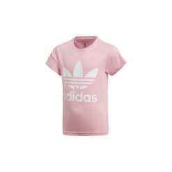 T-shirty z krótkim rękawem Dziecko adidas Koszulka Trefoil. Różowe bluzki dziewczęce marki Adidas, z krótkim rękawem. Za 89,95 zł.