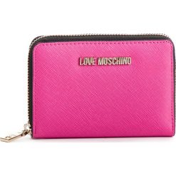 Duży Portfel Damski LOVE MOSCHINO - JC5558PP06LQ0604 Fuxia. Różowe portfele damskie marki Love Moschino, bez wzorów, ze skóry ekologicznej. Za 329,00 zł.