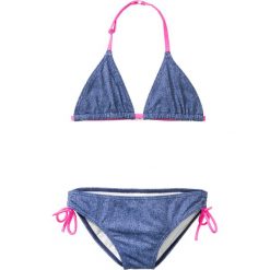 Stroje dwuczęściowe dziewczęce: Bikini dziewczęce (2 części) bonprix niebieski dżins