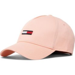 Czapka z daszkiem TOMMY JEANS - Tjm Flag Cap AW0AW08588 TKE. Różowe czapki damskie Tommy Jeans, bez wzorów, z bawełny. Za 139,00 zł.