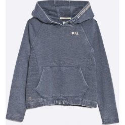 Pepe Jeans - Bluza dziecięca Sauro 116-172 cm. Szare bluzy chłopięce Pepe Jeans, z nadrukiem, z bawełny, bez rękawów, z kapturem. W wyprzedaży za 99,90 zł.
