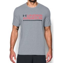 Under Armour Koszulka męska Wordmark Lock Up SS szara r. M (1289899-035). Szare koszulki sportowe męskie Under Armour, m. Za 76,62 zł.